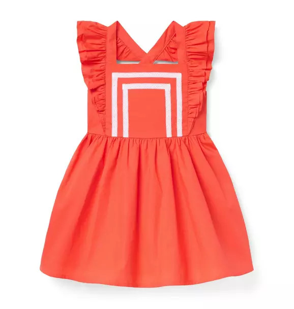 Lace Trim Flutter Sleeve Dress | Janie and Jack