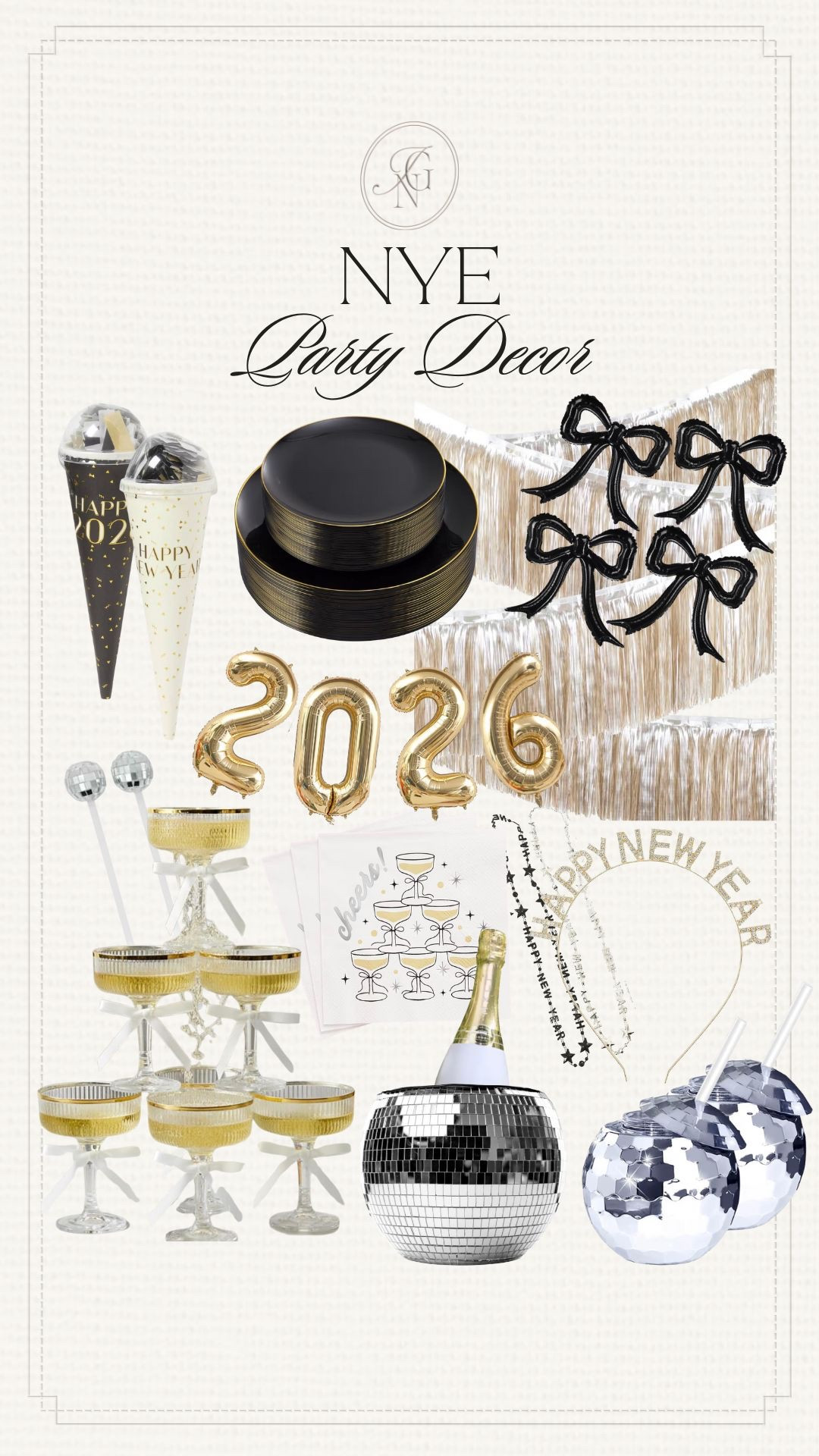 These New Year’s Eve decorations & party essentials arrive before NYE and make hosting SO easy. From balloons to table decor to party must-haves, everything you need for a last-minute NYE setup 🥂

#nye #newyearseve #nyeparty #nyedecor #partydecor #hostessideas #lastminute #amazonfinds #holidayhosting

#LTKSeasonal #LTKHoliday