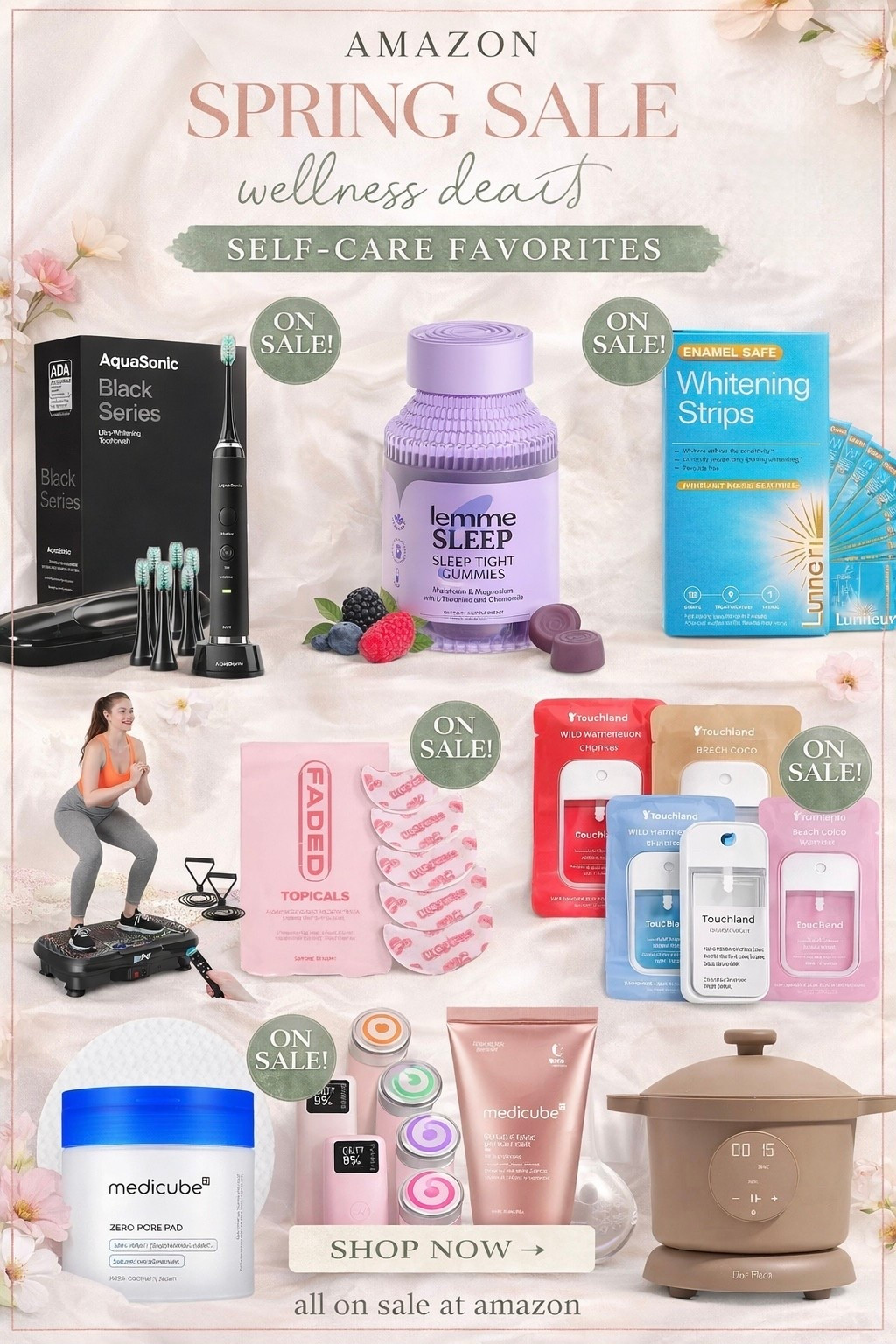 spring reset starts here 🌸
wellness upgrades that you will absolutely love!!

think: glow, calm energy, better sleep, and small rituals that feel like luxury

everything linked below ✨

#amazon #amazingspringsale #springsale #wellness


#LTKSaleAlert #LTKHome #LTKselfcare