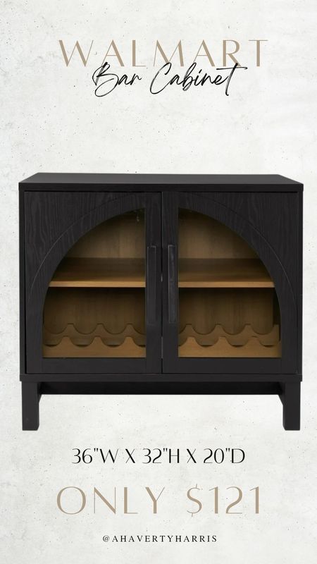 Walmart black arch bar cabinet! Arch cabinet,  black cabinet,  bar cabinet, Walmart home,  walmart finds,  better homes and gardens

#LTKhome