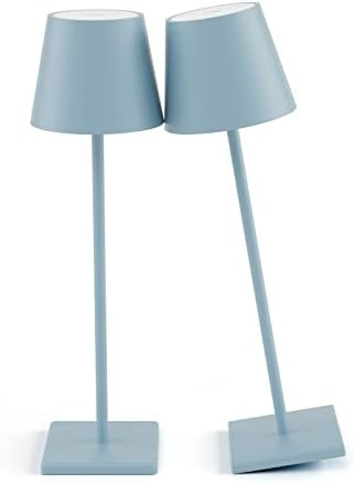 2 Packs Rechargeable LED Table Lamp,Outdoor Cordless Table Lamp Waterproof Portable, Stepless Dim... | Amazon (US)