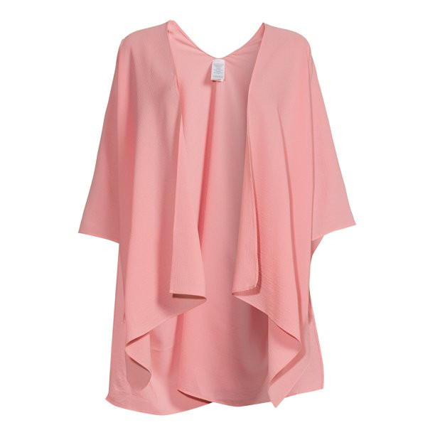 Time and Tru Women's Waterfall Layering Piece | Walmart (US)