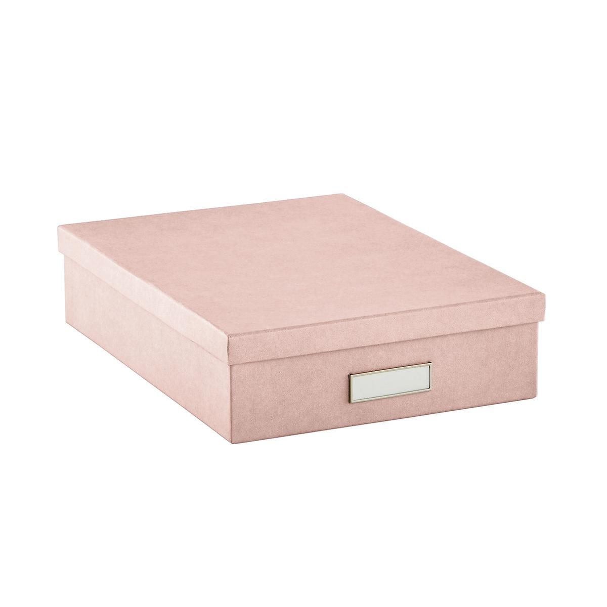 Bigso Blush Stockholm Office Storage Boxes | The Container Store