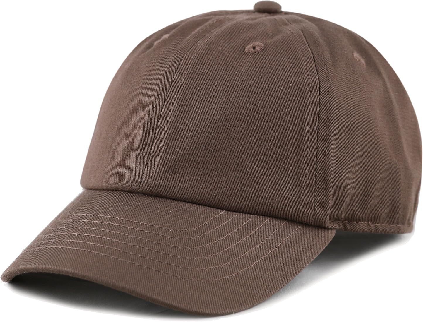 Kids Washed Low Profile Cotton and Denim UPF 50+ Plain Baseball Cap Hat | Amazon (US)
