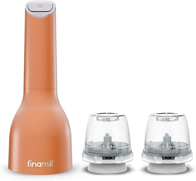 Amazon.com: FinaMill – Award Winning Battery Pepper Mill & Spice Grinder in One, Adjustable Coa... | Amazon (US)