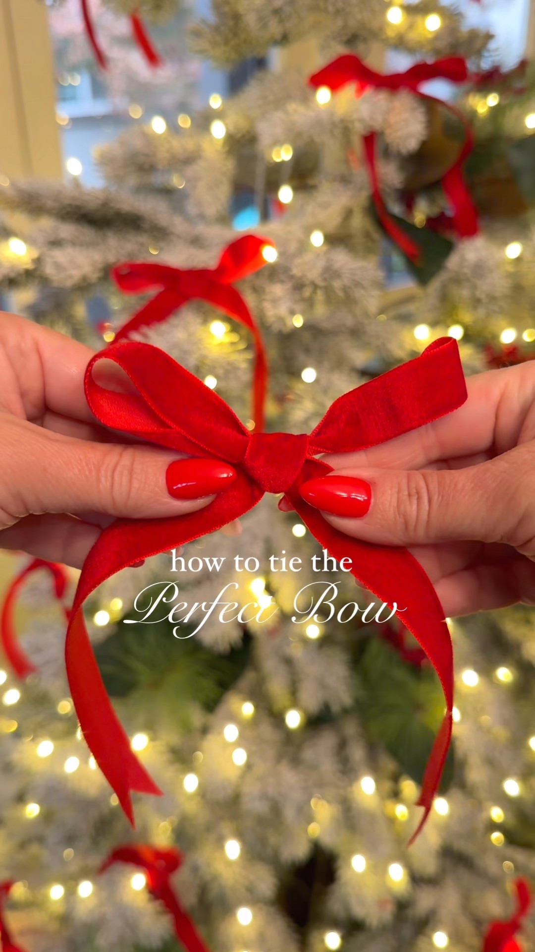 How to tie the perfect velvet ribbon bow! 

#LTKGiftGuide #LTKHoliday #LTKHome