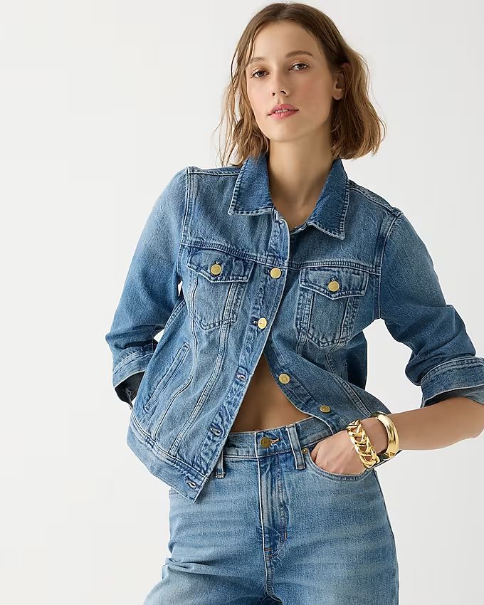 Classic denim jacket in Brilliant … curated on LTK