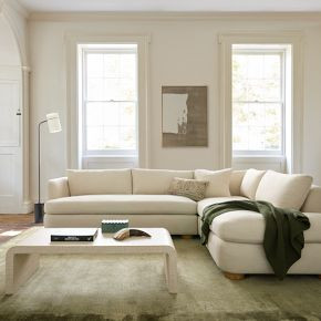 Leroy 2-Piece Bumper Chaise Sectional (110.5") | West Elm (US)