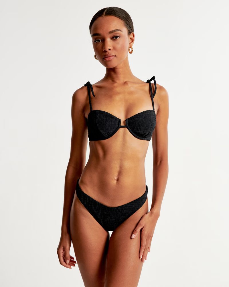 Tie-Strap Underwire Bikini Top | Abercrombie & Fitch (US)