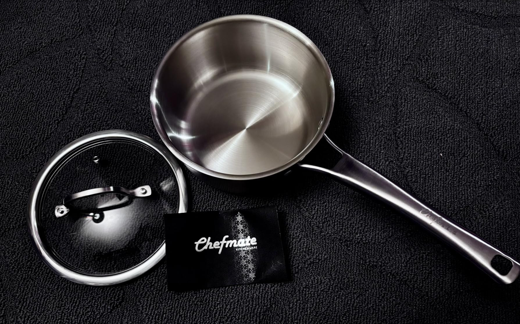 Stainless Steel Cookware Set, 8 Pcs Tir-Ply Pots and Pans Set, PFOA&PTFE Free, Dishwasher&Oven Sa... | Amazon (US)