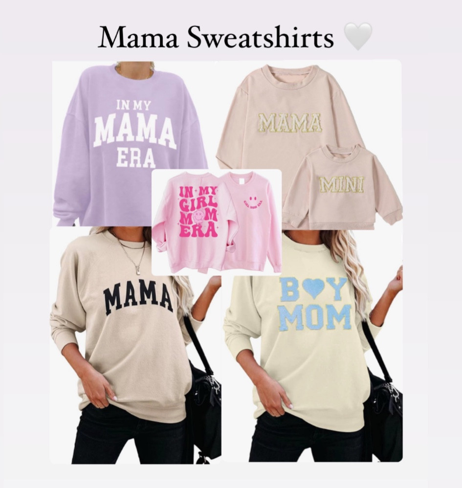Mama sweatshirts 🤍 who else is getting ready for Mother’s Day? 

#LTKstyletip