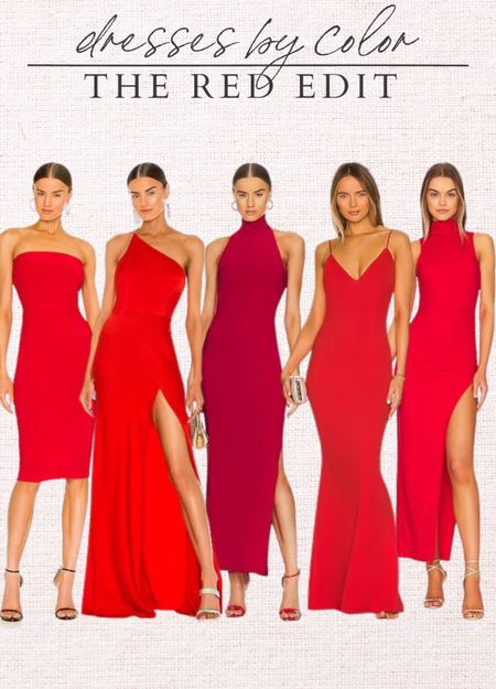 Red dresses for weddings, date nights, and special occasions!

#LTKFind #LTKstyletip