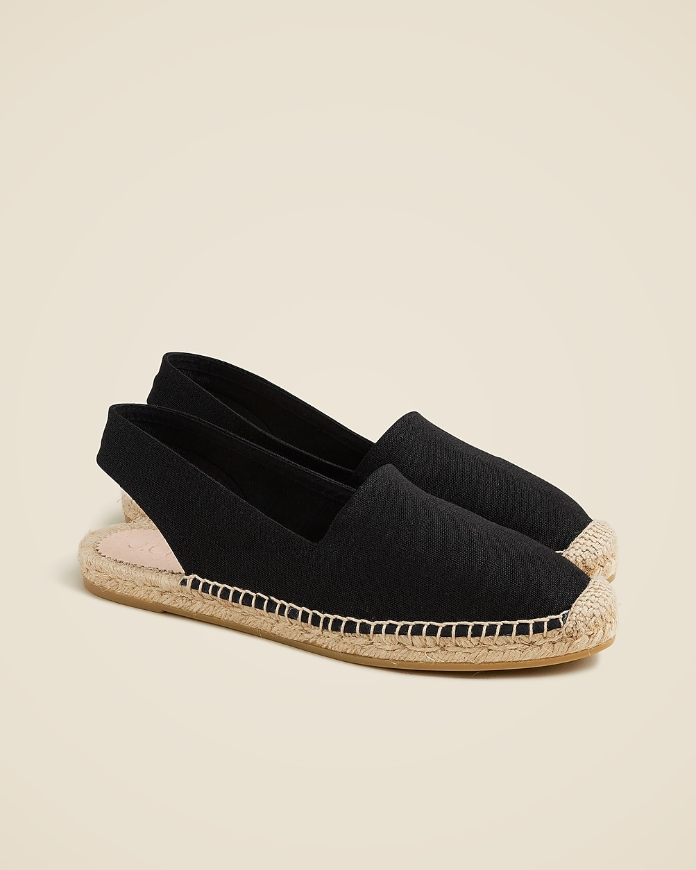 Made-in-Spain slingback espadrilles in canvas | J. Crew US