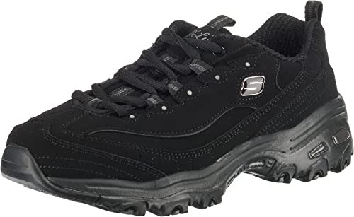 Skechers Women's D'lites-play on, Black, 7.5 | Amazon (US)