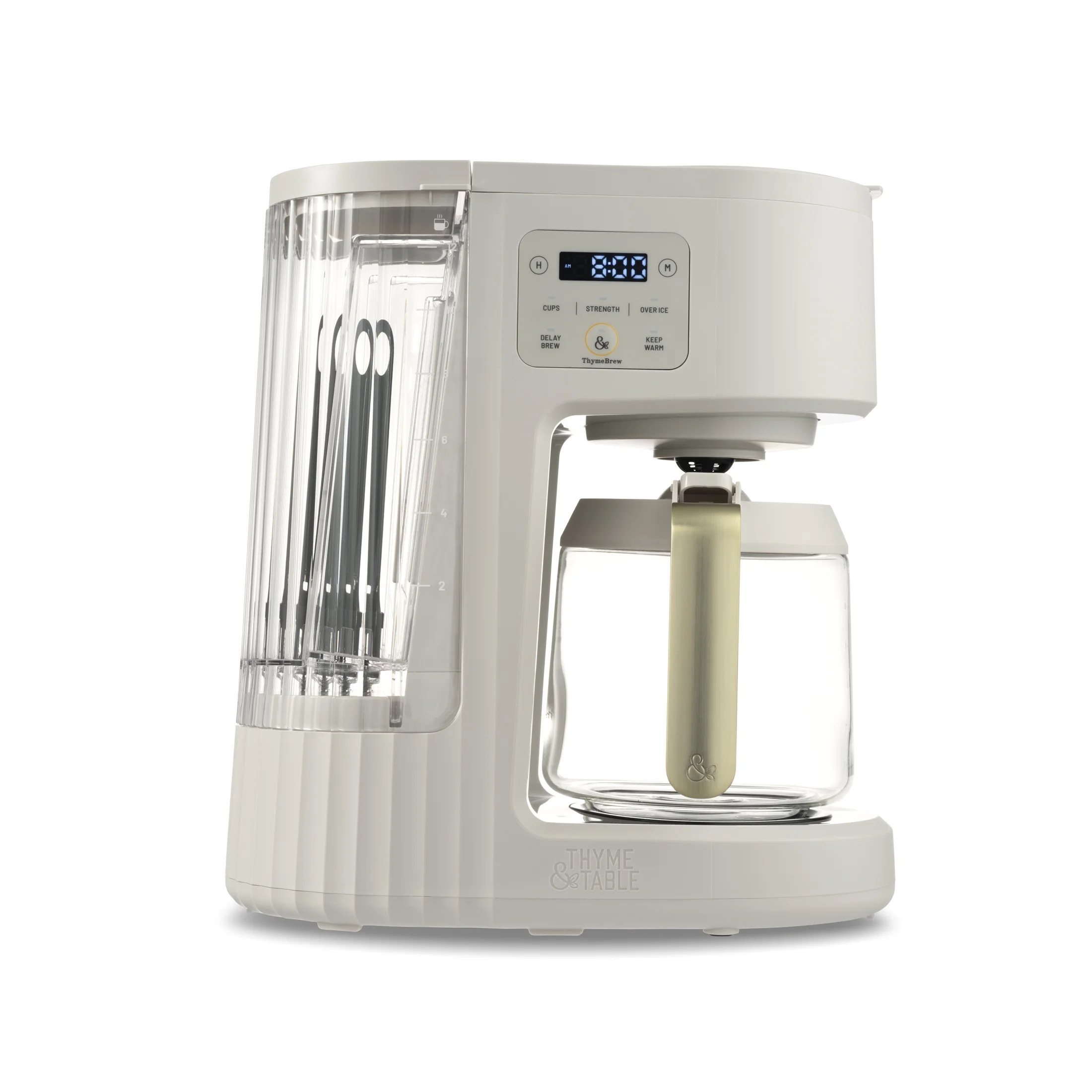 Thyme & Table Drip Coffee Maker, Sand White - Walmart.com | Walmart (US)