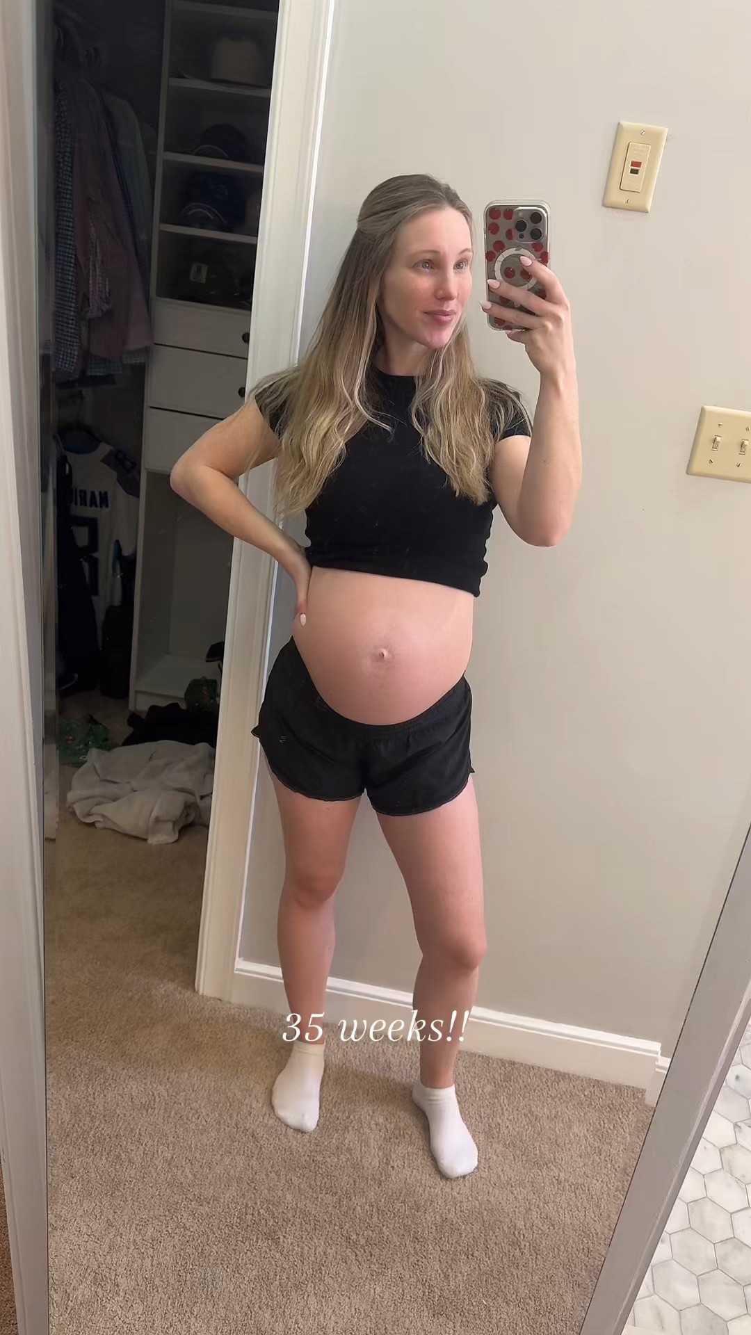 These clothes are getting nice and tight but I love letting the bump hang out when I am at home!

#LTKBump #LTKootd #LTKFindsUnder100