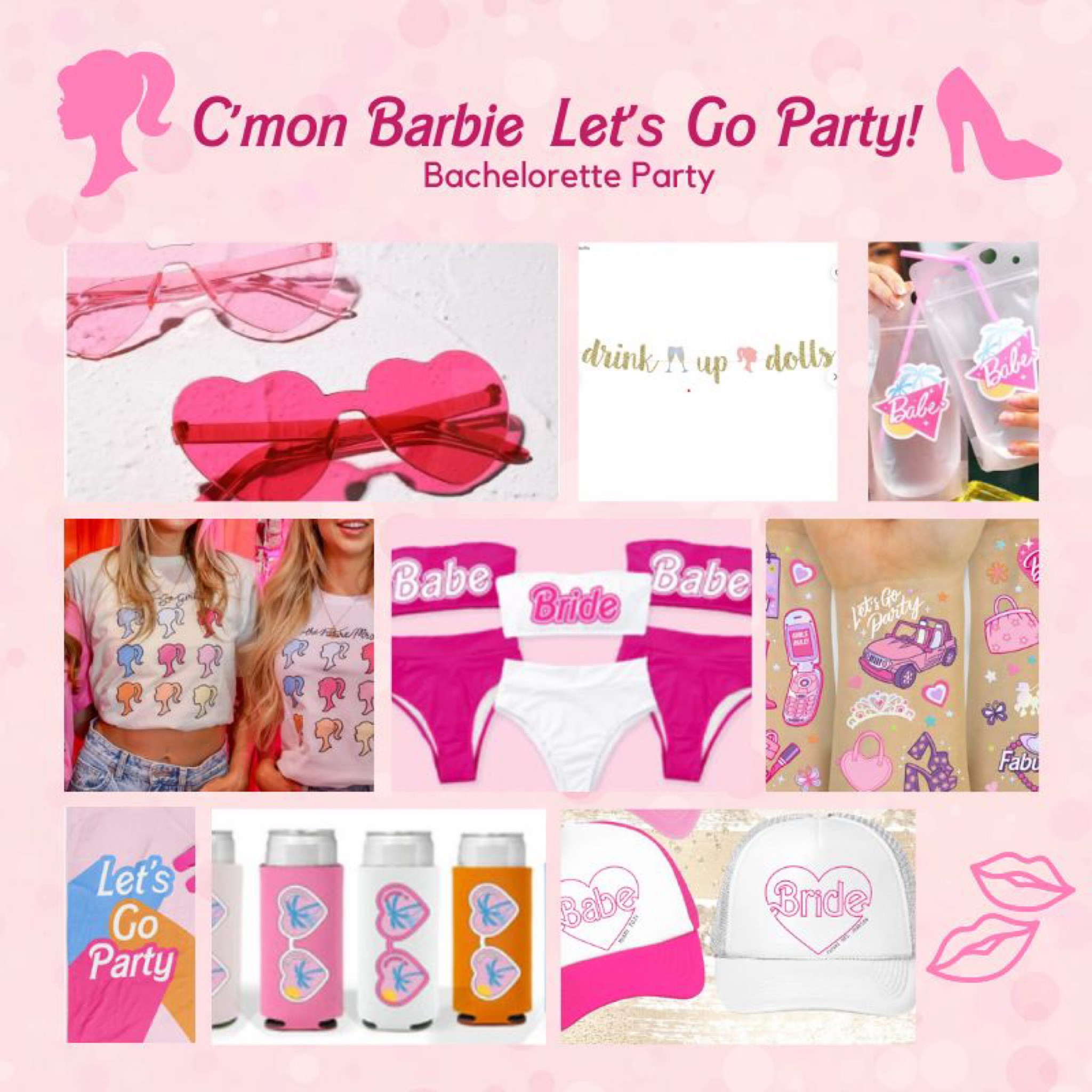 Come on Barbie, Let’s go Bachelorette Party! Your bride-to-be found her Ken & the dolls are ready to celebrate! Here is a compilation of the BEST Barbie bachelorette must-haves for the perfect pink weekend !

#LTKswim #LTKSeasonal #LTKwedding