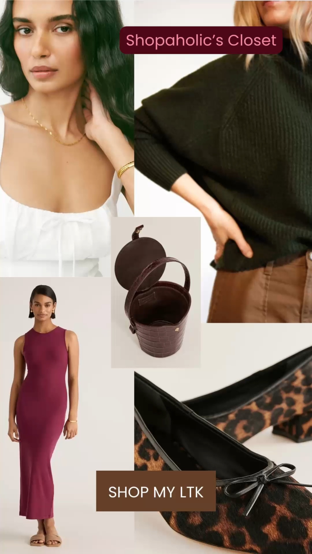 Sustainable Saturdays

Channeling chocolates 🍫 and wine 🍷 

#shopdeescloset #shopaholicscloset

Able, Reformation, and Quince

#LTKStyleTip #LTKWatchNow