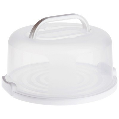 Juvale Round Cake Carrier with Lid and Handle for 10-Inch Desserts (12 x 5.9 In) | Target