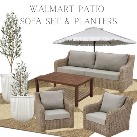 @walmart patio furniture set. #walmartpartner #walmarthome

#LTKSeasonal #LTKSaleAlert #LTKHome