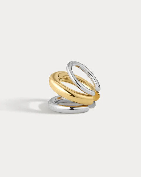 The Two Tone Cala Ear Cuff | Luv Aj Inc.