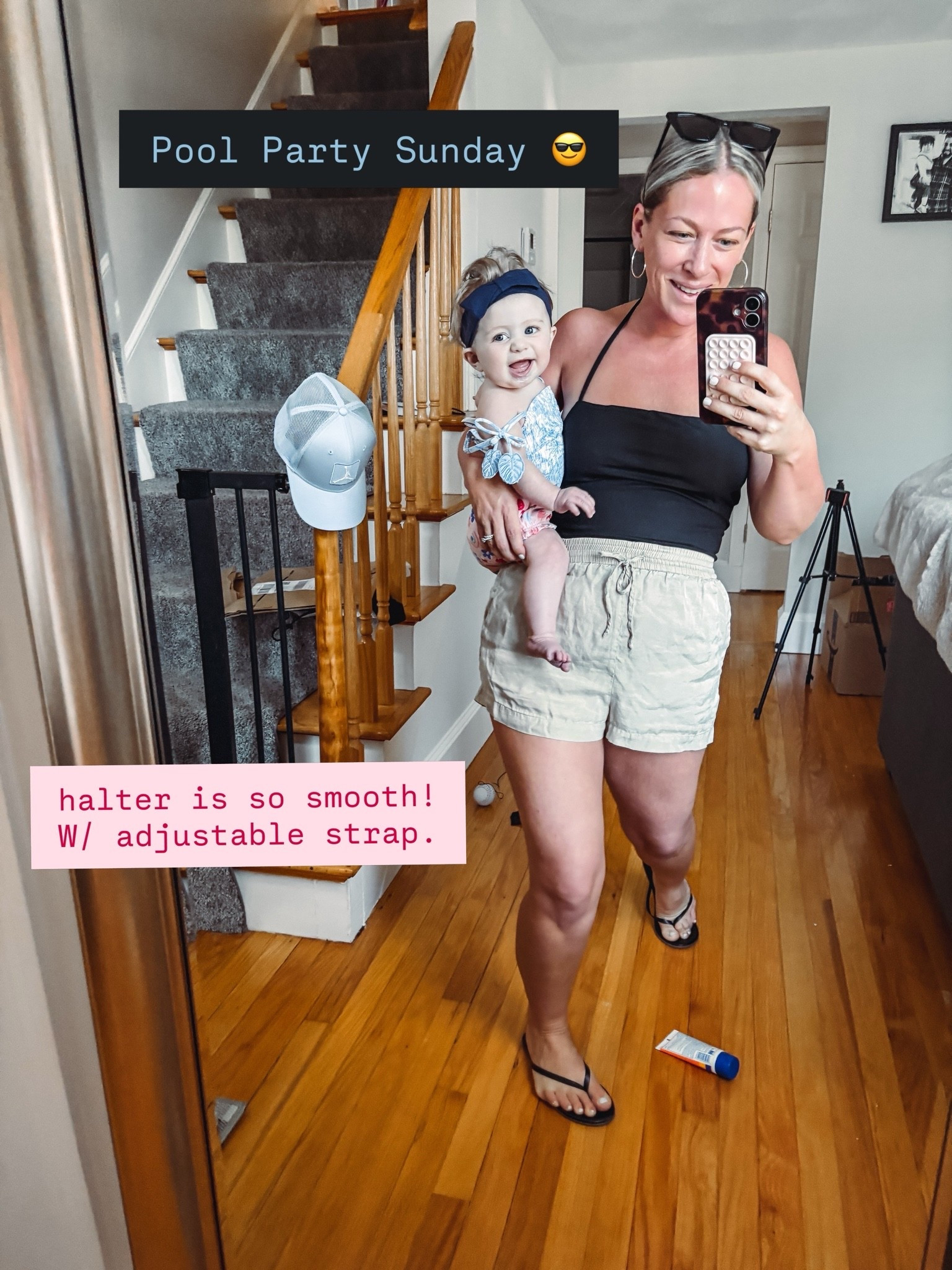 go to halter for the summer! Wearing S. Has adjustable strap!

#LTKootd #LTKSeasonal #LTKmomlife