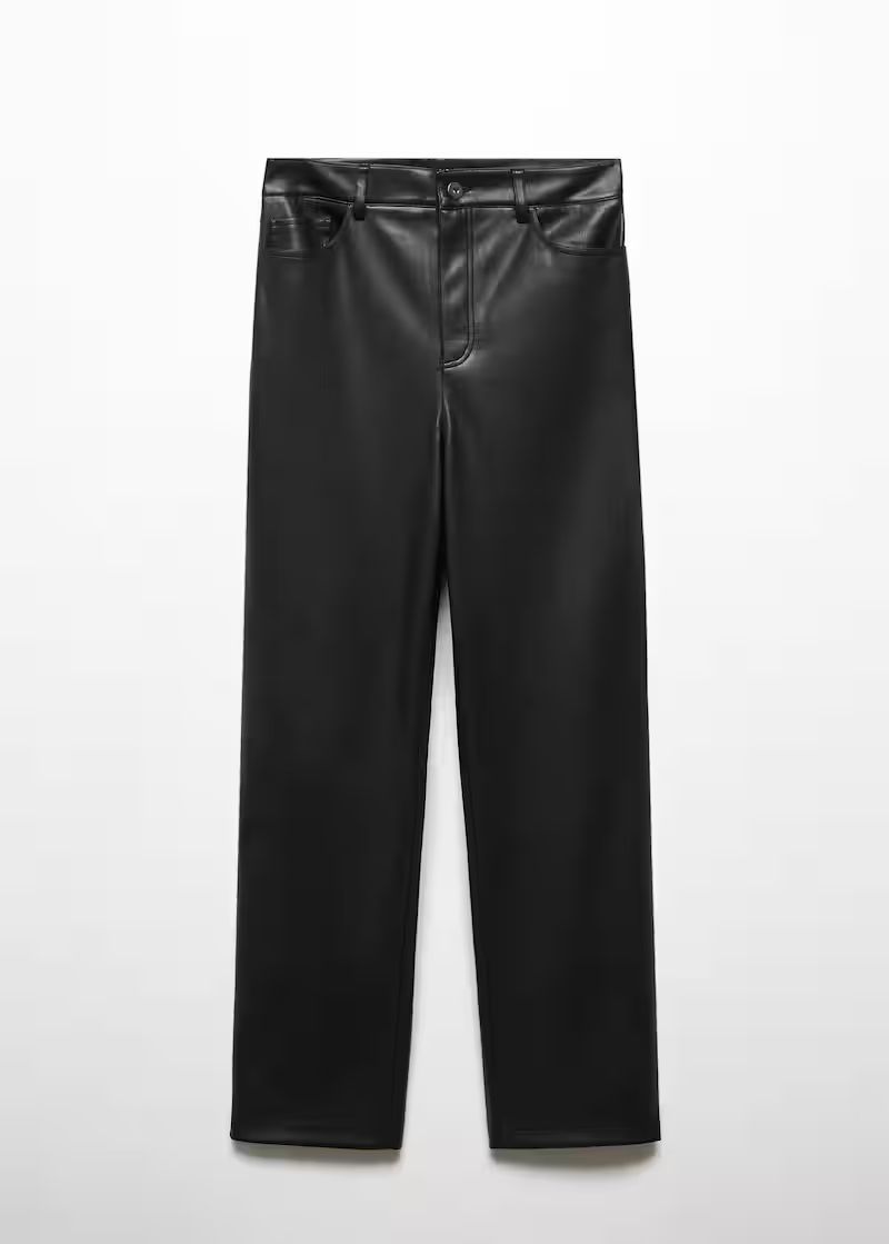 Search: Leather trousers (27) | Mango United Kingdom | MANGO (UK)