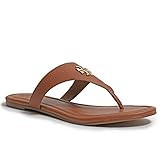 Tory Burch Jolie Flat Thong Sandal Womens Flip Flop (8, Royal Tan) | Amazon (US)