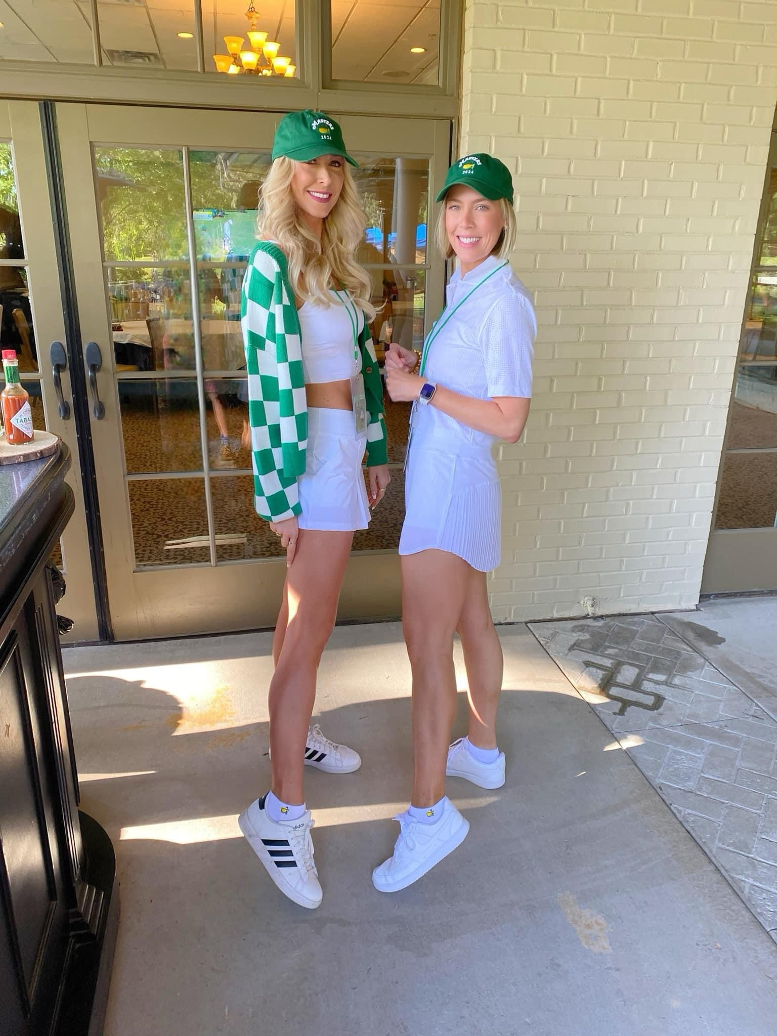FORE! Hole in one looks! 
White tennis dress or white skirts and top set with green pops! ⛳️ Great for Waste Management Open, TPC Sawgrass, or The Masters

#LTKStyleTip #LTKFindsUnder50 #LTKActive