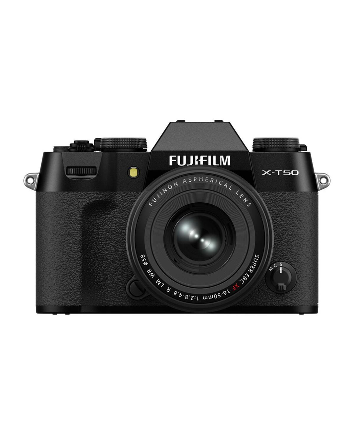 Fujifilm X-T50 Mirrorless Camera with Xf 16-50mm f/2.8-4.8 R Lm Wr Lens - Black | Macy's
