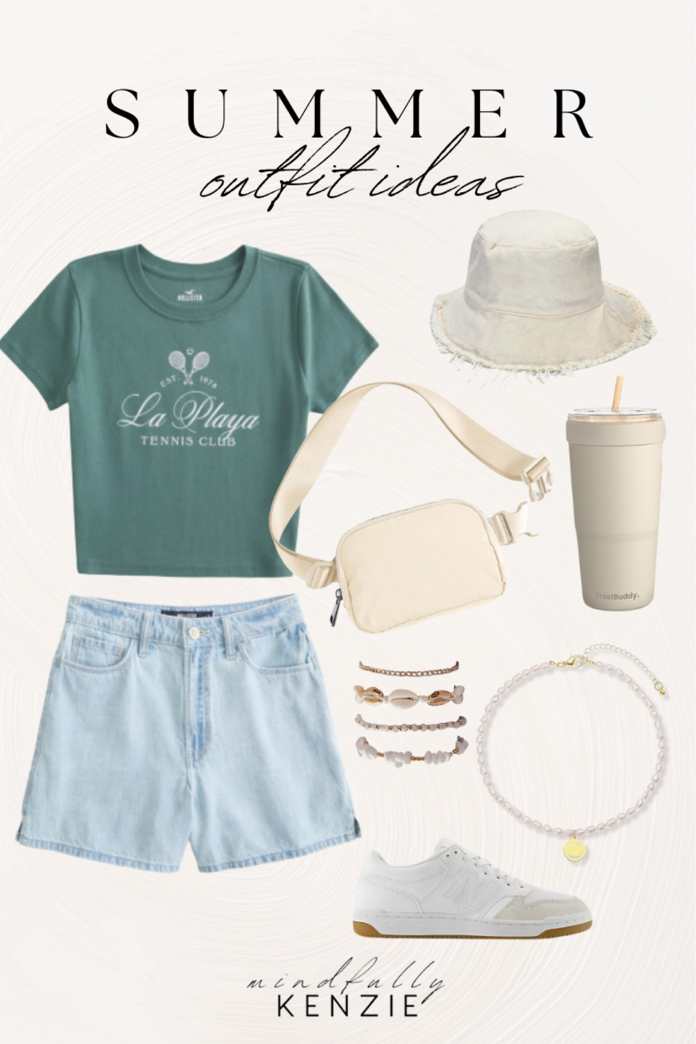 Summer Outfit Ideas

Summer style  travel outfit  denim outfit  jean shorts  baby tee  bucket hat  belt bag  sneakers  drink coozie  gold jewelry 

#LTKSeasonal #LTKFindsUnder100 #LTKTravel