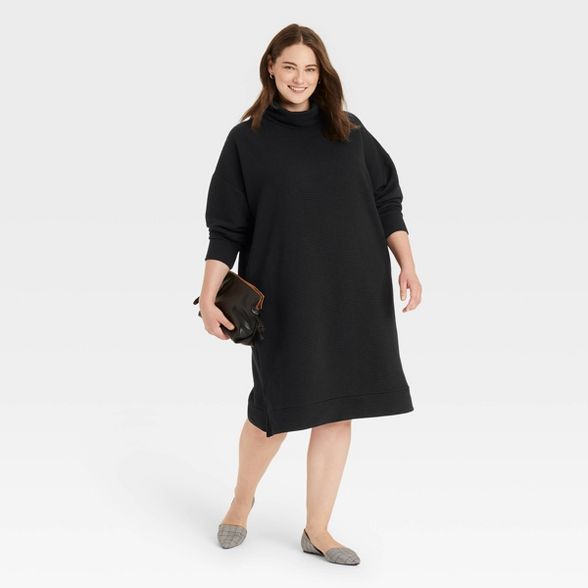 Women's Long Sleeve Knit Dress - A New Day™ | Target