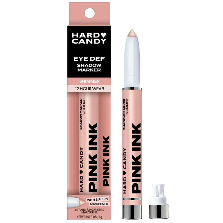 Hard Candy Eye Def Eyeshadow Stick, Shimmer, Creamy, Blendable Color. Metallic Rosegold | Walmart (US)