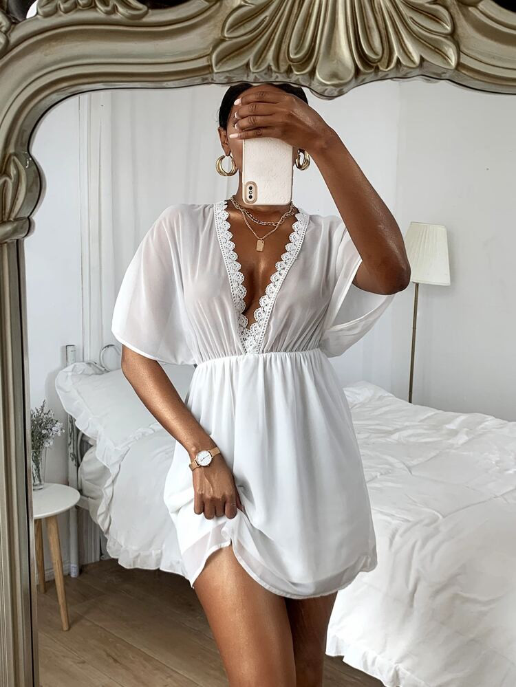 Sheer Mesh Cover Up | SHEIN