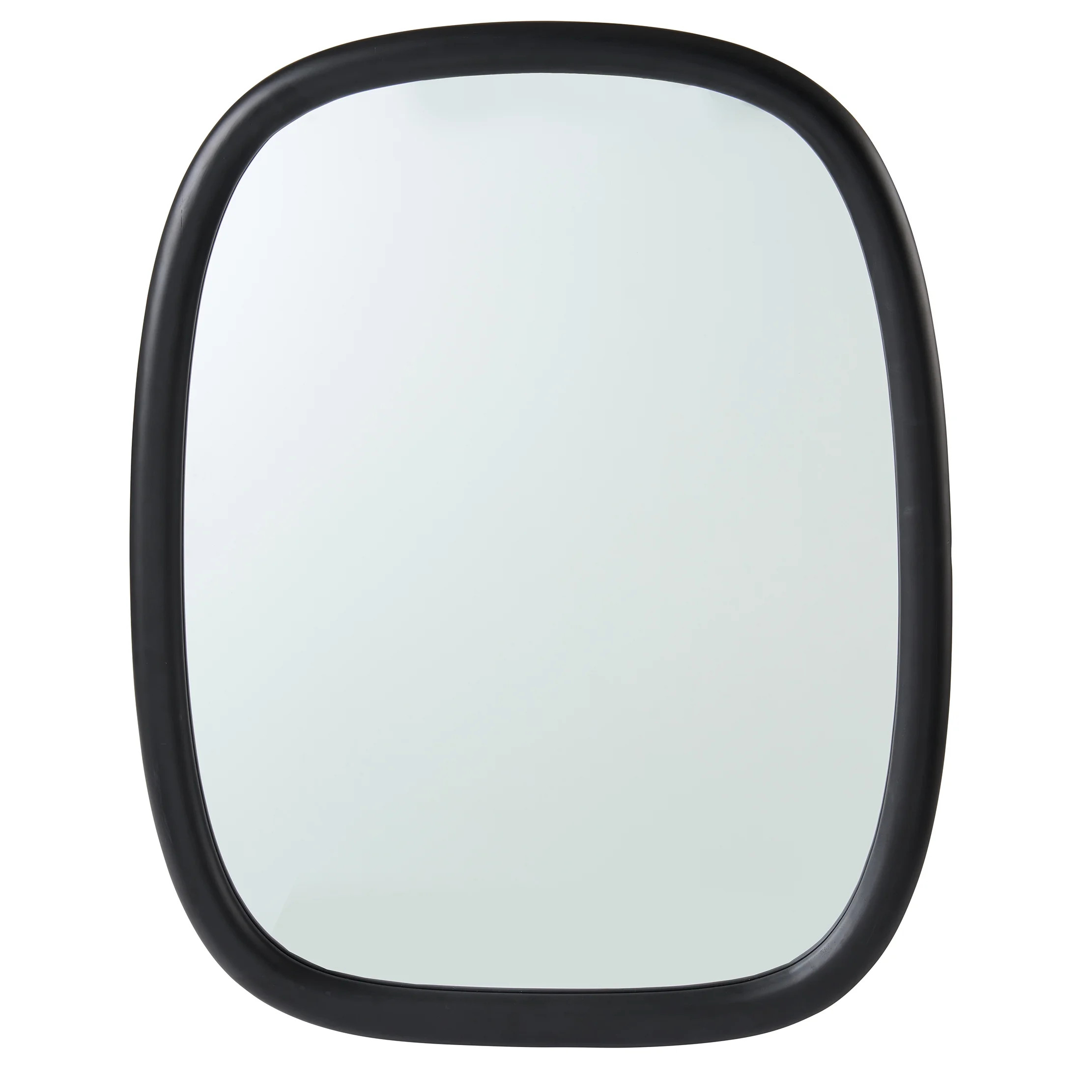 Better Homes & Gardens Soft Organic Wood Frame Wall Mirror, 24x30 Inch, Black | Walmart (US)