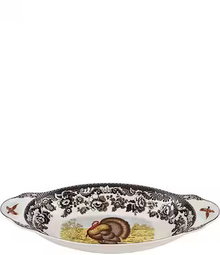 Spode Festive Fall Collection Woodland Turkey Bread Tray | Dillard's | Dillard's