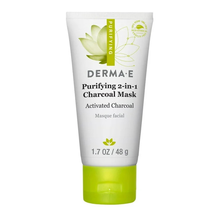 Derma E Purifying 2-in-1 Charcoal Face Mask, 1.7 oz | Walmart (US)