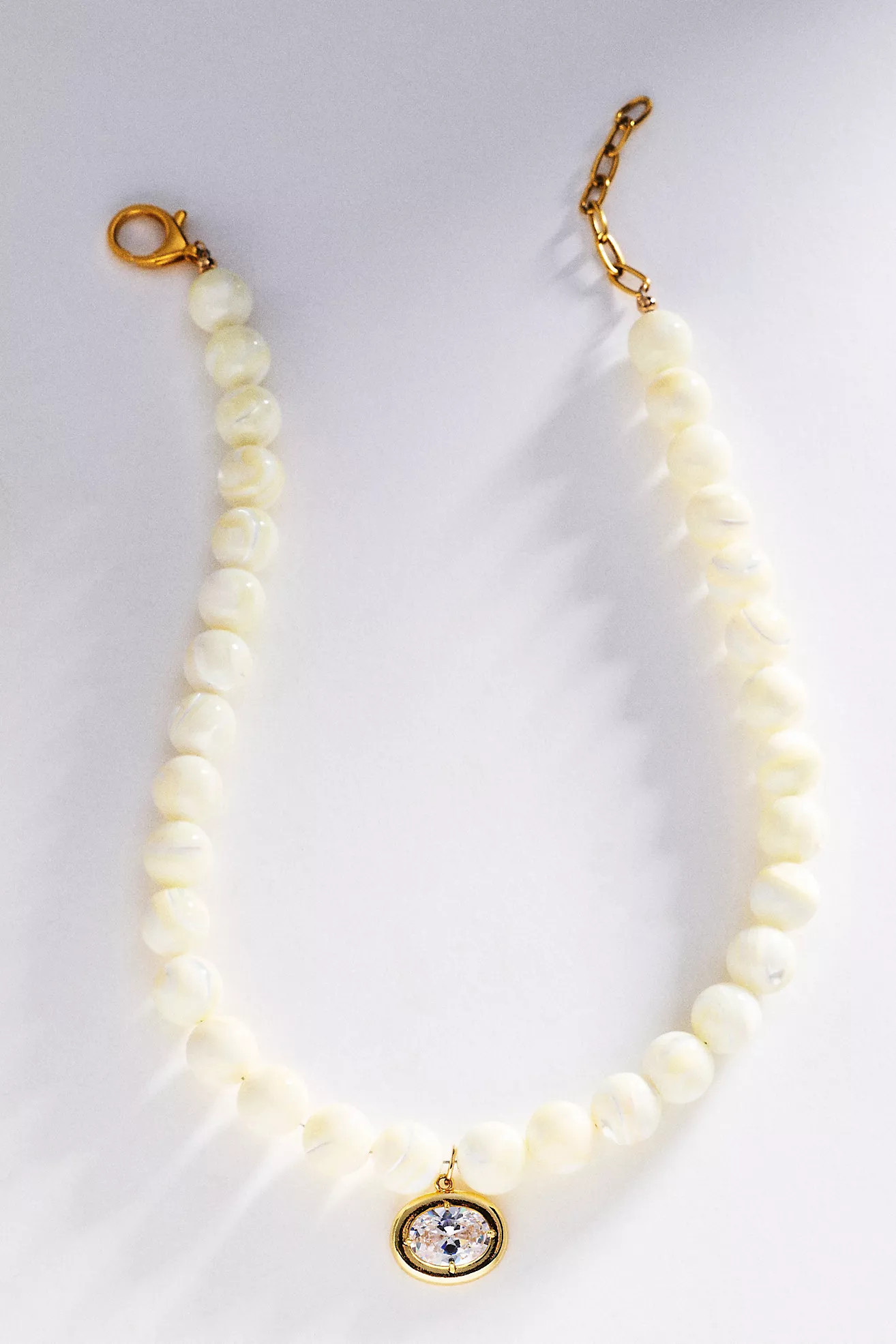 ALV Jewels Blanc Naples Beaded Necklace | Anthropologie (US)