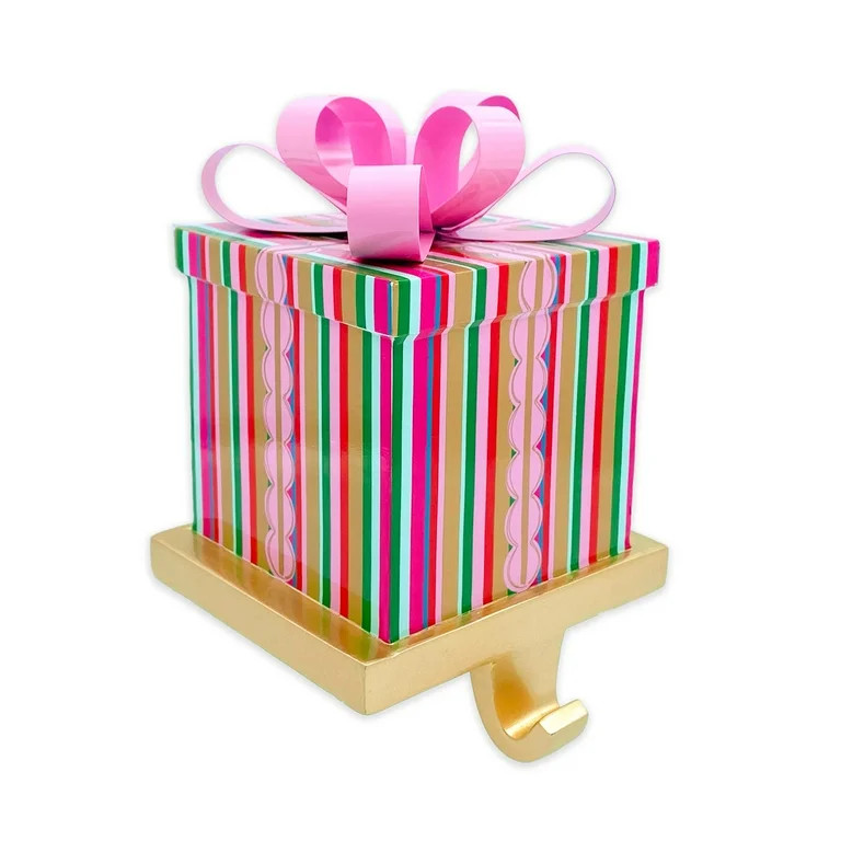 Packed Party Pink Bow Present Stocking Holder, 6.5" | Walmart (US)