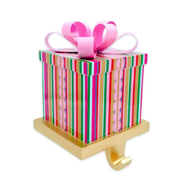 Packed Party Pink Bow Present Stocking Holder, 6.5" - Walmart.com | Walmart (US)