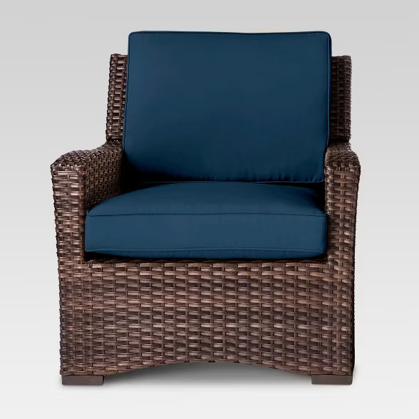 Halsted All Weather Wicker Patio Club Chair - Threshold™ | Target