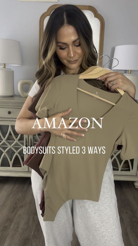 Elevated basics:  bodysuits 
The NEWLY dropped skims inspired bodysuits from Amazon are a staple must-have, they feel like literal butter!!🤌🏻 @pumiey.us 

#LTKFind #LTKfit #LTKstyletip