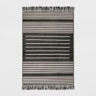 Fringed Stripe Outdoor Rug - Project 62™ | Target