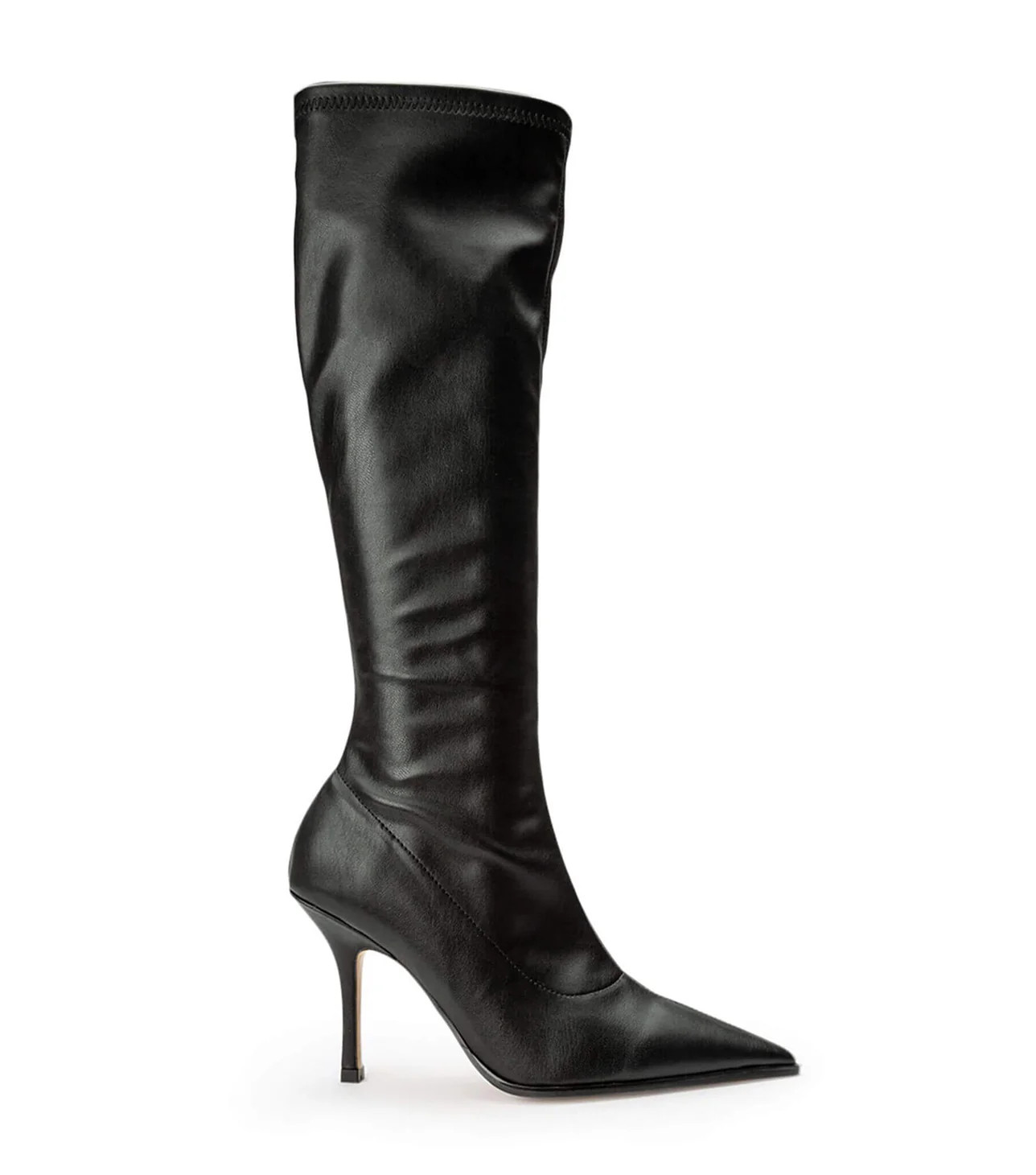 Knight Black Venezia Calf Boots | Tony Bianco US