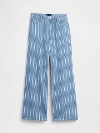 Mid Rise Soft Wide-Leg Jeans | Gap Factory