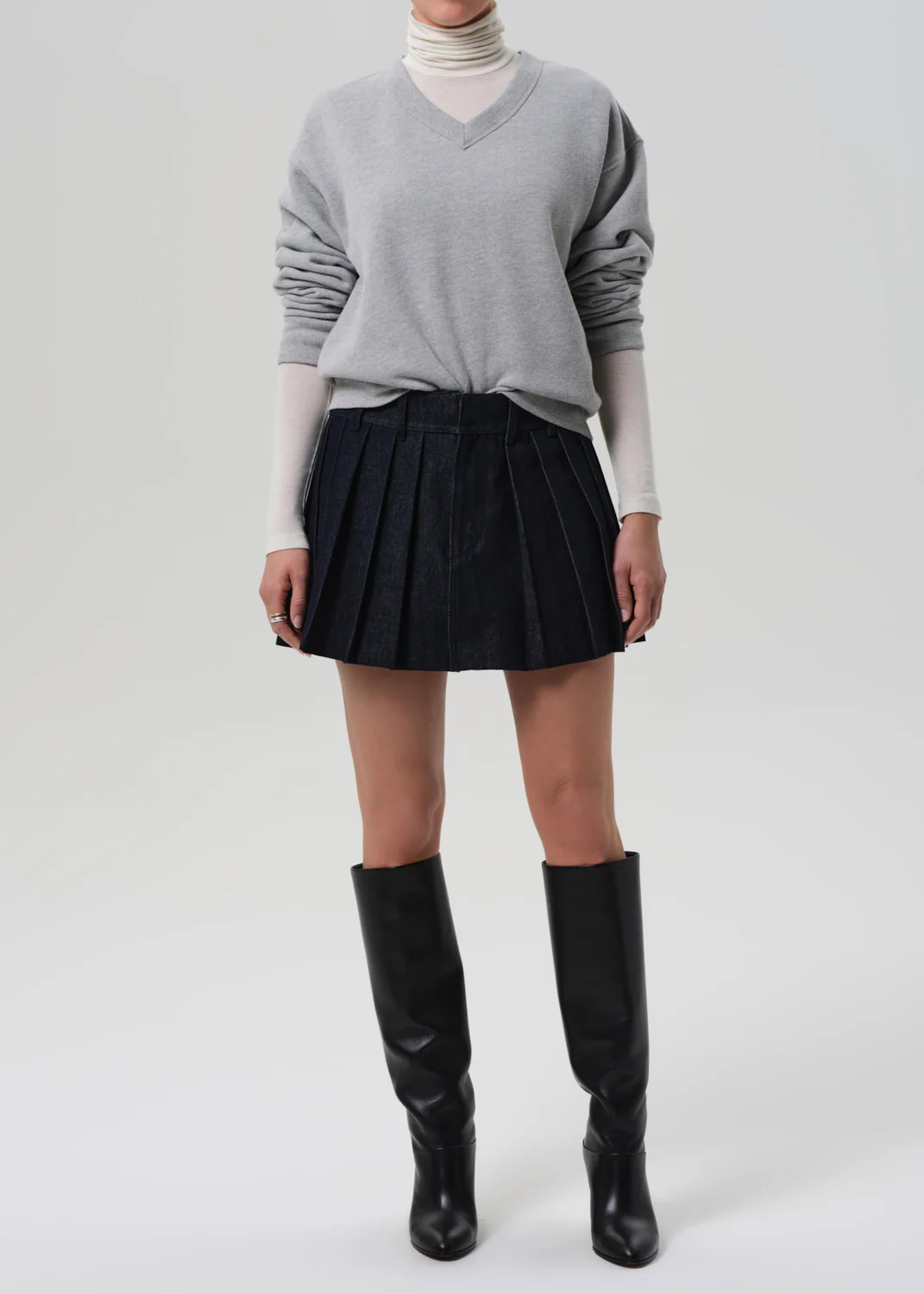 Pleated Mini Skirt in Juno | Citizens of Humanity