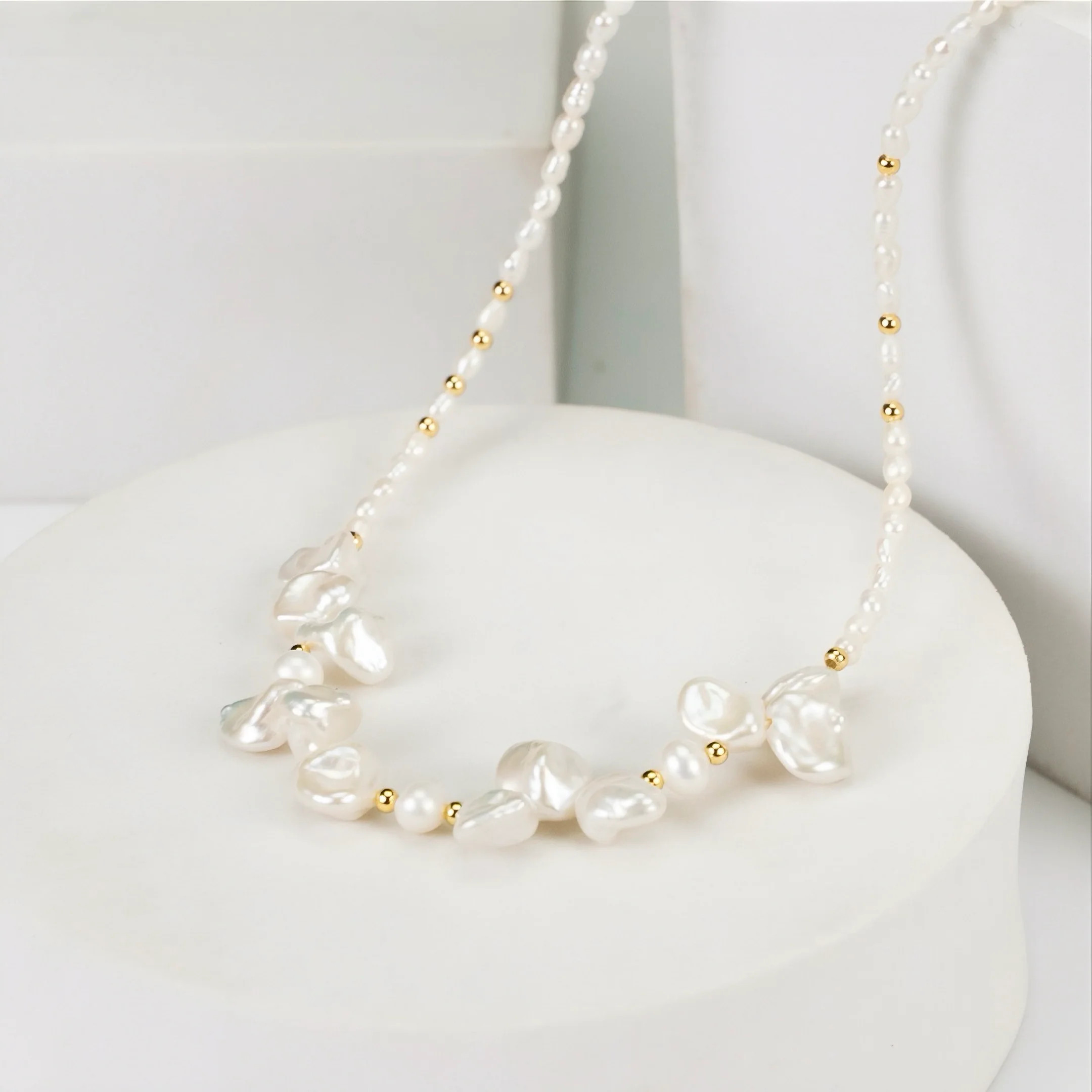 Sonata Pearl Necklace | 18k Gold Jewelry by Apelila | Apelila Jewelry