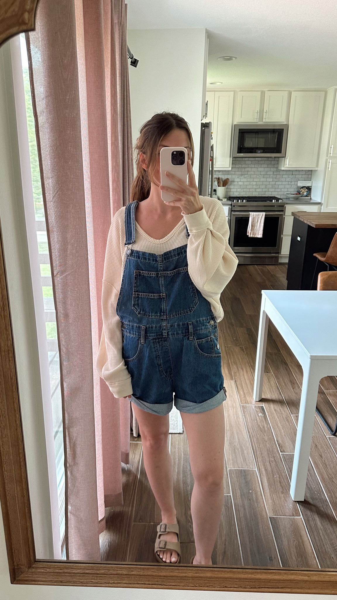wearing a small in top and shortalls

Summer to fall outfit, transitional outfit, overalls 

#LTKSeasonal #LTKFindsUnder100