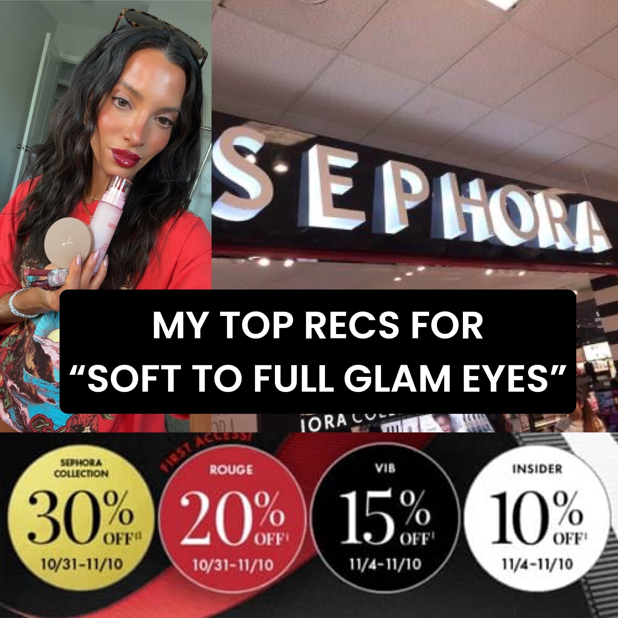 For the GLAMS🙌🏼 .. date night, girls night, events, weddings, parties… high pay off .. these may need a little play first to get used to their formulation & how to best apply. 

#LTKBeauty #LTKSaleAlert #LTKGiftGuide