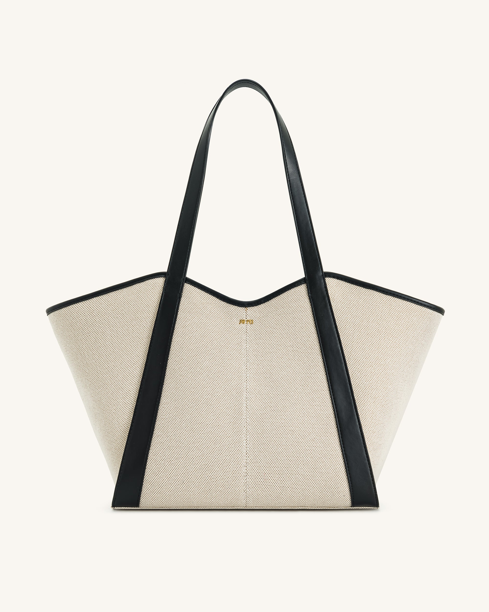 Kiana Large Capacity Tote Bag - Black Canvas | JW PEI US